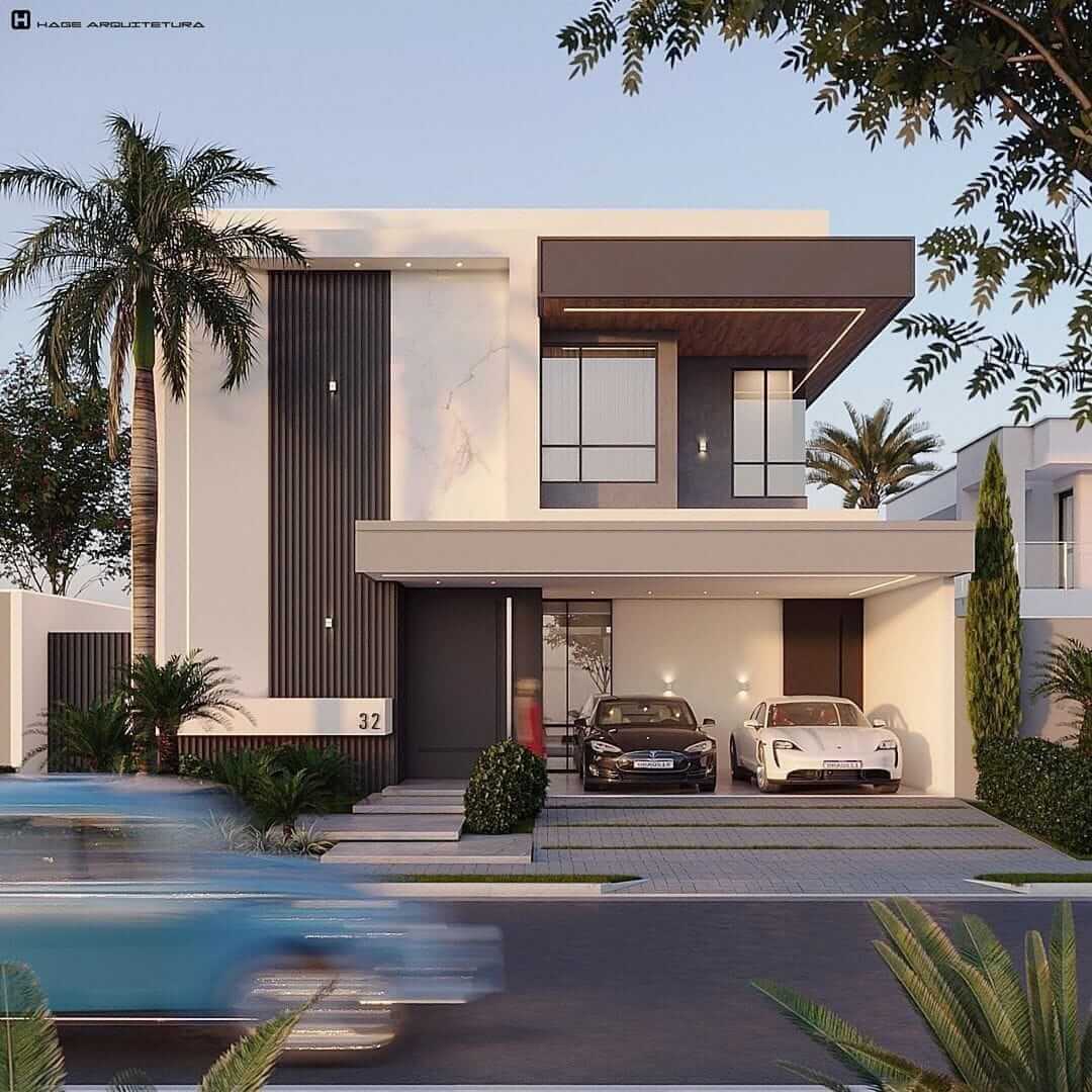 نمای زیبا و مدرن برای ویلا